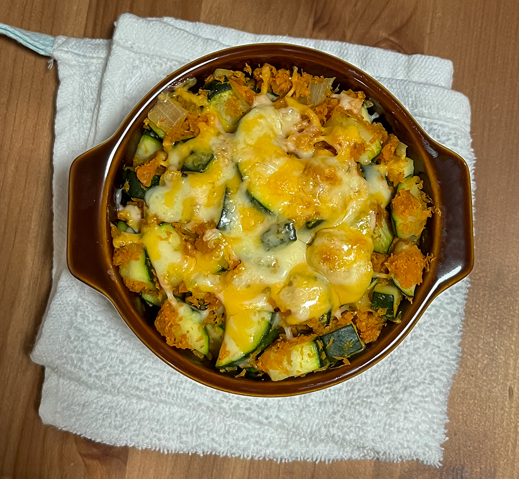 Zucchini Stuffing Casserole Gratin