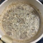 thickened cream of mushroom soup