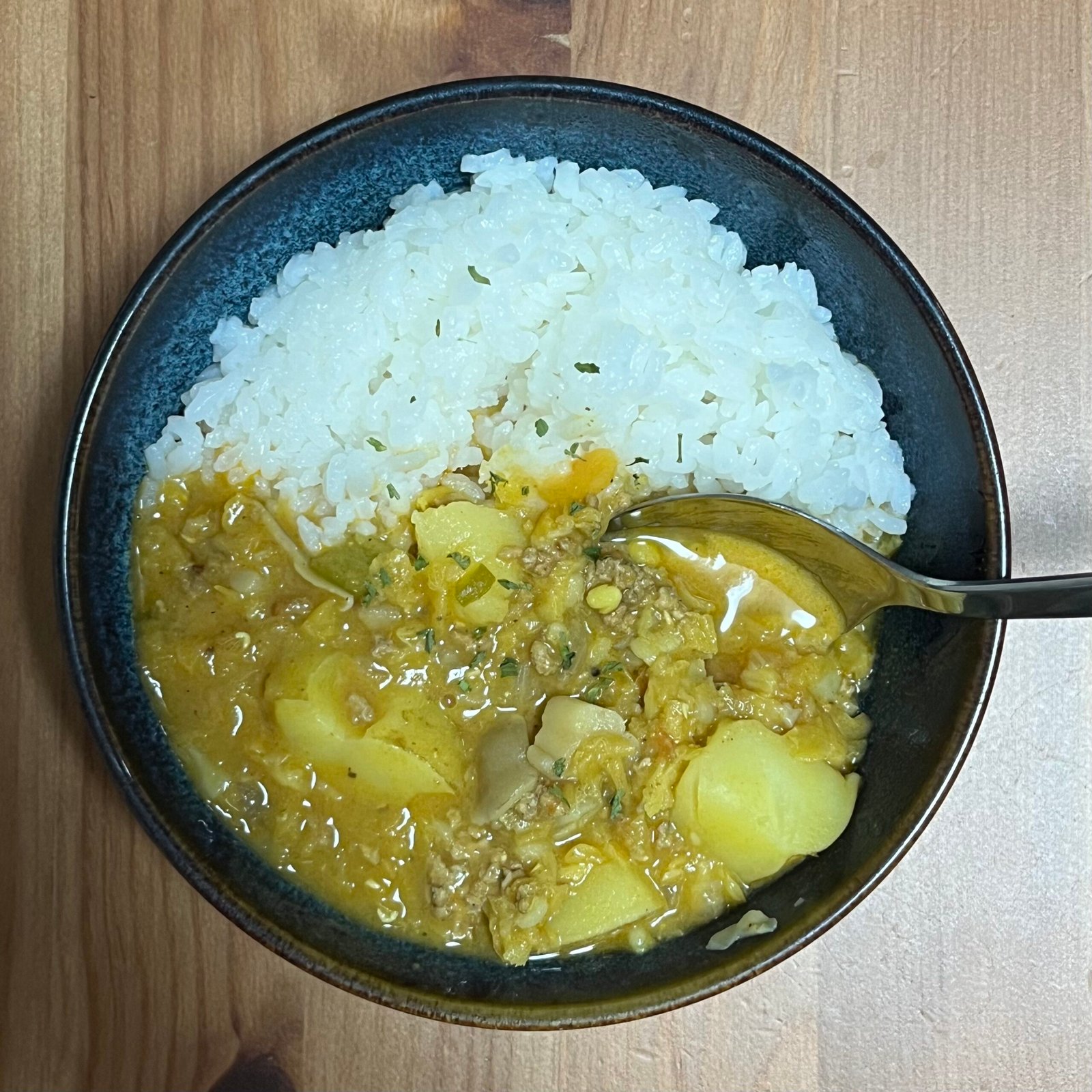 easy keema lentil curry